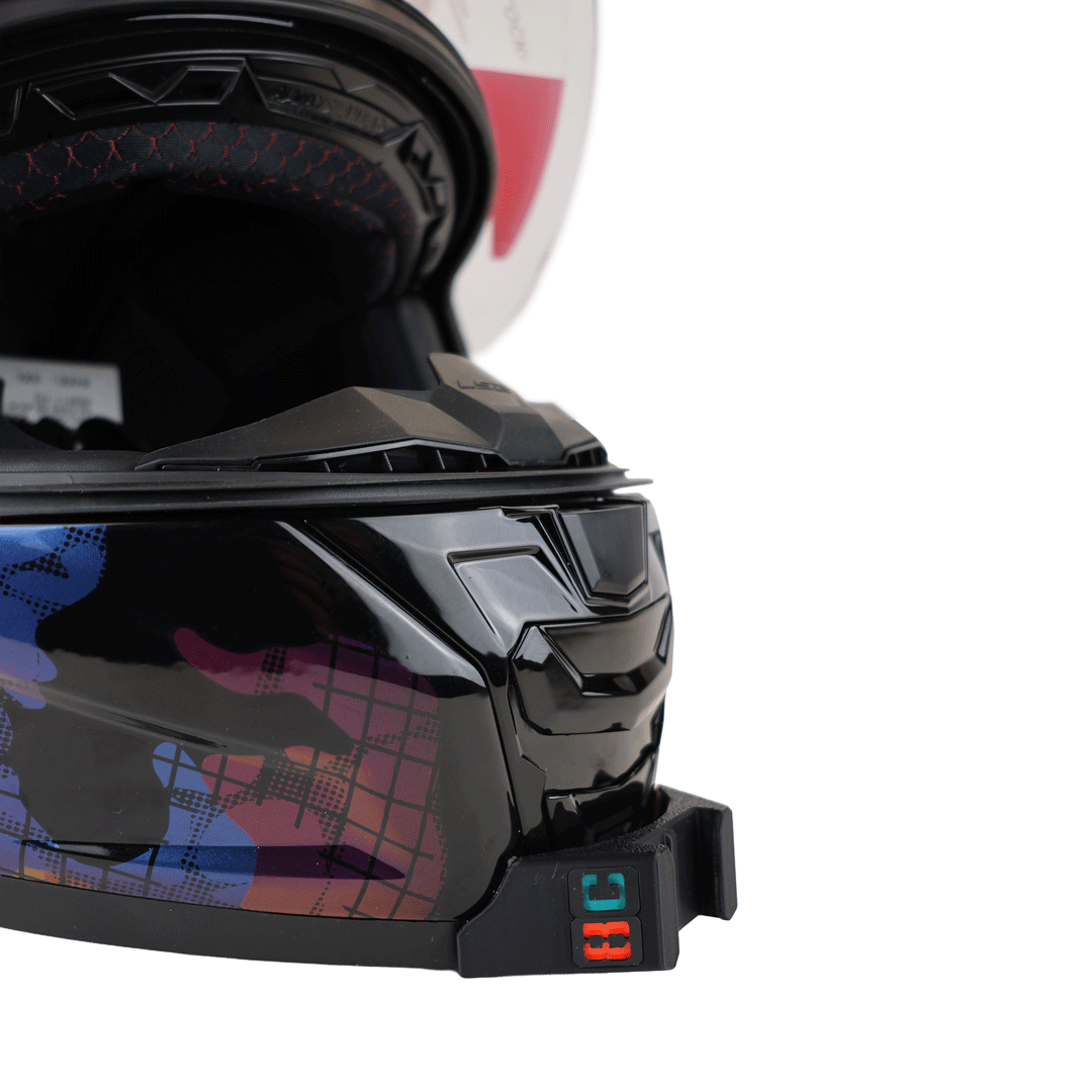 ClipX Action Camera Mount Helmet Type: LS2 Vector 2